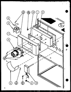 Section 4 Diagram and Parts List for GHI140A35 P6983108F Amana Heater