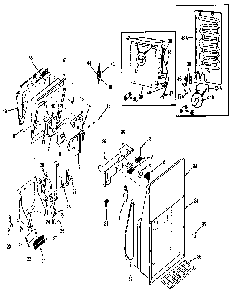 Ice & Water Dispenser Diagram and Parts List for JRSD226B MBQ32A Jenn-Air Refrigerator