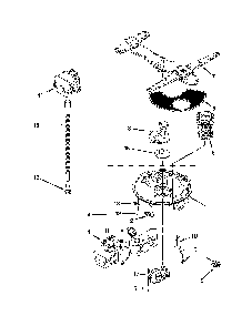 Pump, Washarm And Motor Parts Diagram and Parts List for 66512833K313  Kenmore Dishwasher