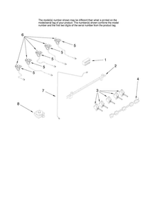 Manifold Parts Diagram and Parts List for JDR8895BCB13  Jenn-Air Range