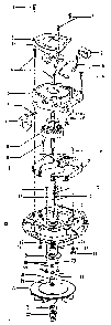 Motor Assembly Diagram and Parts List for U4531  Hoover Upright Vacuum