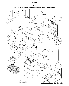 Body Diagram and Parts List for 79092633810  Kenmore Range
