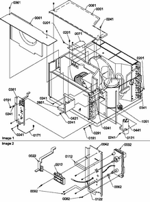Controls Diagram and Parts List for 10QZ22RC-P1209802R  Amana Air Conditioner