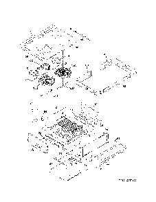 Top/Drawer Diagram and Parts List for 79042553313  Kenmore Range