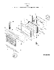 Door Diagram and Parts List for 79094173313  Kenmore Range