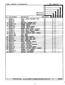 Shelves And Accessories Page 2 Diagram and Parts List for 321240  Admiral Refrigerator