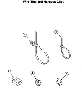 Harness Assy Diagram and Parts List for LTSA7AWN4350  Speed Queen Washer Dryer Combo