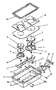 Part Location Diagram of 0305236 Whirlpool ELEMENT 8-INCH 2600W