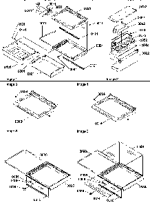 Deli, Shelves, Crisper Assemblies And Accessories Diagram and Parts List for SRDE528SW-P1184904WW  Amana Refrigerator