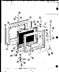 Section 7 Diagram and Parts List for RCC-6-P85318-1S  Amana Microwave