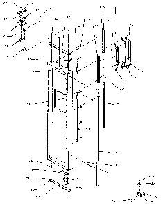 Freezer Door Handles And Accessories Diagram and Parts List for SXDE27N-P1162206W  Amana Refrigerator