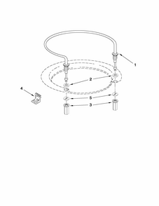 Heater Parts Diagram and Parts List for MDBTT53AWW3  Maytag Dishwasher