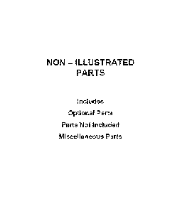 Optional parts (not included) Diagram and Parts List for YMED6230HC1  Maytag Dryer