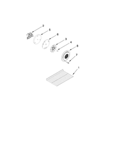 Internal Oven Parts Diagram and Parts List for MGT8775XB00  Maytag Range