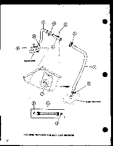 Section 1 Diagram and Parts List for LWD450 P7762129W W Amana Washer