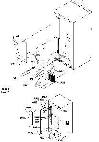 Cabinet Back Diagram and Parts List for TM18VW-P1305902WW  Amana Refrigerator