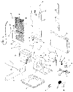 Unit Compartment & System Diagram and Parts List for JRSD246B MBQ82A Jenn-Air Refrigerator
