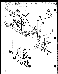 Section 2 Diagram and Parts List for MVH-1020-P76647-3M  Amana Microwave