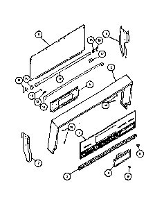 Page 6 Diagram and Parts List for RLT365UWW-P1136239NW  Caloric Range