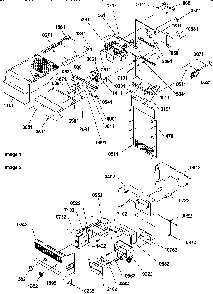 Ice Maker/control Assy Diagram and Parts List for SSD522SW-P1184704WW  Amana Refrigerator