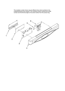 Control Panel Parts Diagram and Parts List for MDB6701AWB0  Maytag Dishwasher