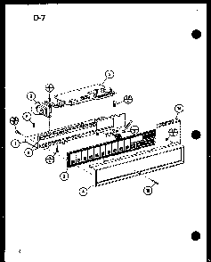 Switch Assembly Diagram and Parts List for RC-10SD P75750-4M Amana Microwave