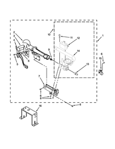 Burner Assembly Diagram and Parts List for MLE20PNBGW2  Maytag Washer Dryer Combo