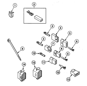 Terminals Diagram and Parts List for SDE307WF1500  Speed Queen Dryer