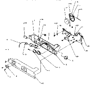 Ice And Water Cavity Diagram and Parts List for SZD25S5W-P1190415WW  Amana Refrigerator