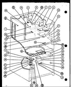Diagram 2 Diagram and Parts List for IC3K-P7621310W-BM  Amana Refrigerator