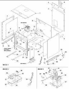 Cabinet(acl200 Grill For All Agsd's) Diagram and Parts List for ACL200-P1133392N  Amana Range