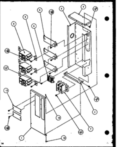 Diagram 3 Diagram and Parts List for D9836806  Amana Air Conditioner