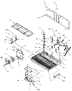 Machine Compartment Diagram and Parts List for SXDE27NP-P1162207W  Amana Refrigerator