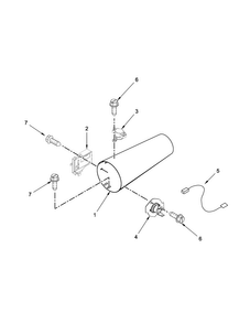 Dryer Heating Parts - Gas Diagram and Parts List for MLG20PRCWW0  Maytag Washer Dryer Combo