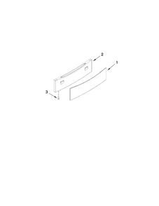 Drawer Parts Diagram and Parts List for JES9860CAS02  Jenn-Air Range