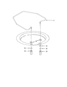 Heater Parts Diagram and Parts List for JDB3600AWP4  Jenn-Air Dishwasher