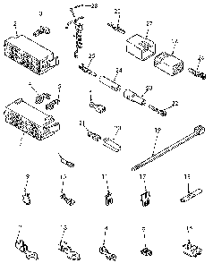 Power Cord And Wire Terminals Diagram and Parts List for NA3612L33628  Speed Queen Washer