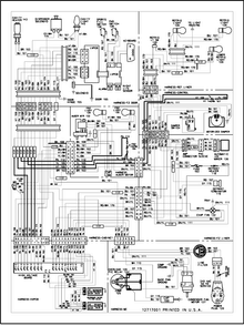 Wiring Information Diagram and Parts List for SK535-2-PSK535062W  Maytag Refrigerator