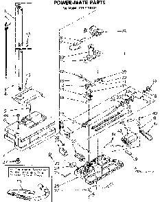 Power-mate Parts Diagram and Parts List for 1162119181  Kenmore Filters & Accessories