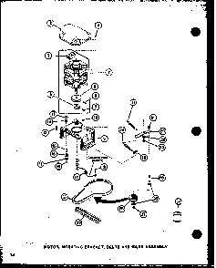 Section 7 Diagram and Parts List for LWD553 P7762116W W Amana Washer