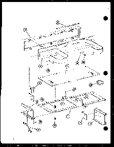 Switch And Indicator Assembly Diagram and Parts List for RC-10S P72649-2M Amana Microwave