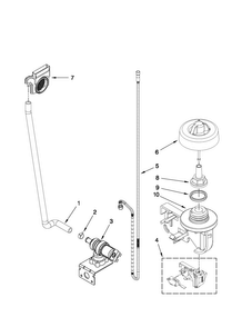 Fill And Overfill Parts Diagram and Parts List for JDB1275AWF0  Jenn-Air Dishwasher