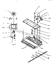 Compessor Compartment Diagram and Parts List for TV18S3W-P1194901W  Amana Refrigerator