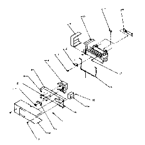 Ice Maker Diagram and Parts List for SXD20Q2W-P1162508WW  Amana Refrigerator