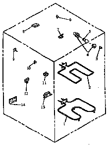 Electrical Components Diagram and Parts List for ARH660E-P1167404SE  Amana Range