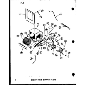 Part Location Diagram of R0156021 Whirlpool Blower Motor