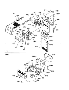 Ice Maker/control Assembly Diagram and Parts List for SSD25TE-P1314201WE  Amana Refrigerator