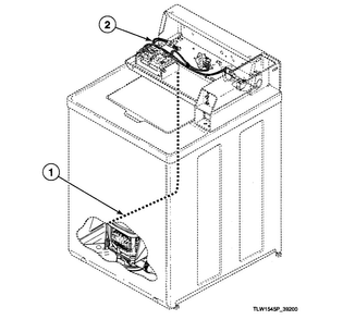 Harnesses Diagram and Parts List for SWT021LA  Speed Queen Washer