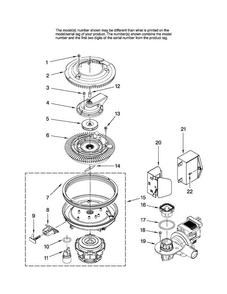 Pump And Motor Parts Diagram and Parts List for MDB8951BWQ0  Maytag Dishwasher