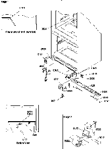 Insulation & Roller Assembly Diagram and Parts List for BX21TE-P1196513WE  Amana Refrigerator